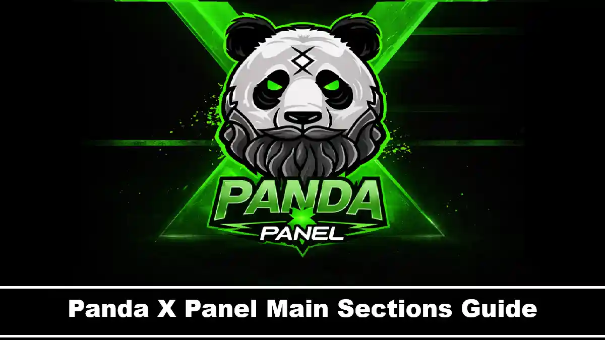 Panda X Panel Main Sections Guide